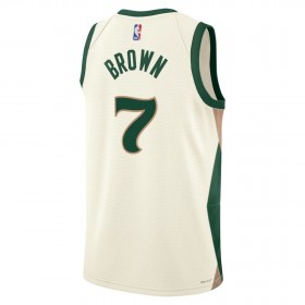 Muške NBA Dres Boston Celtics Jaylen Brown 7 Nike 2023-24 City Edition Bijela Swingman